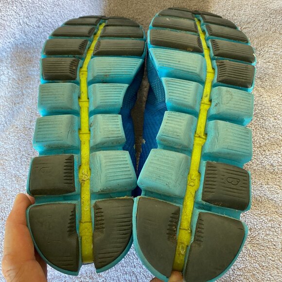 On Running Cloudflow Men’s Running Shoes – Blue/Neon Yellow (Size 10 US / 44 EU) - Picture 5 of 7